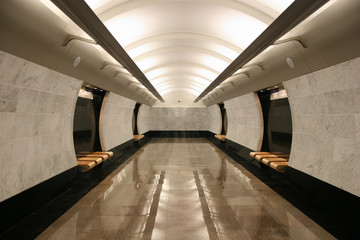 empty subway station