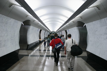 crowd subway