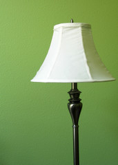 lamp on green wall again