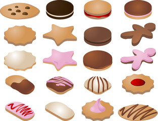 cookie icons
