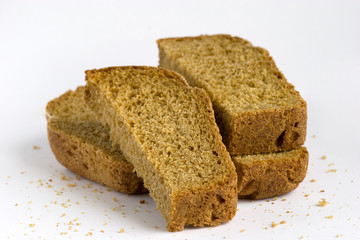 pieces of bread