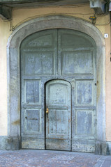 entrance of an old house, lago di como, bellano