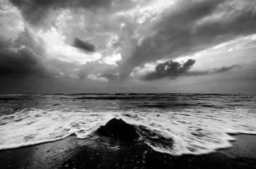 waves at the beach