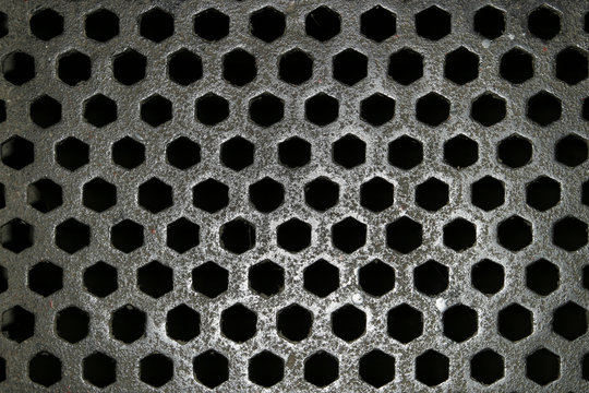 steel grid pattern