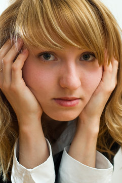 portrait of beautiful girl