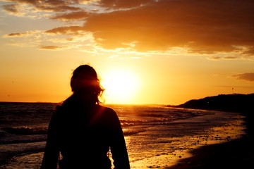 Fototapeta premium coucher de soleil