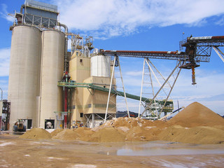 industrial cement plant