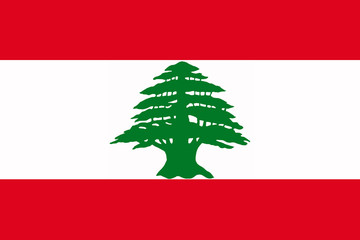 flag of lebanon - obrazy, fototapety, plakaty
