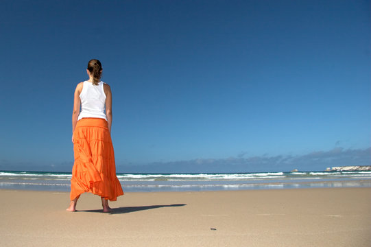 Orange Skirt