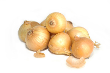 onions on white