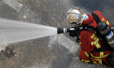 Fototapeta premium pompier 2