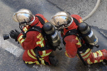 Fototapeta premium pompiers 3
