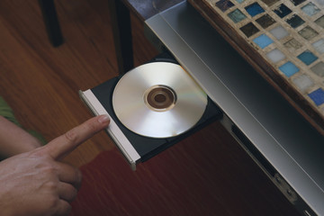 playing a dvd