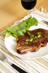 grilled steak
