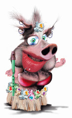 cochon rock les iles