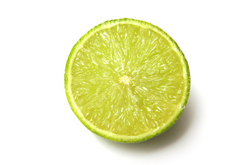 lime on a white studio background
