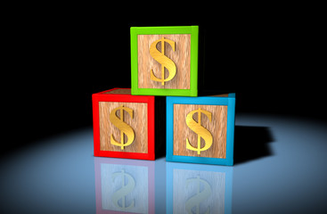 money blocks