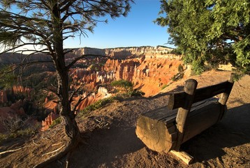 bank im bryce canyon nationalpark