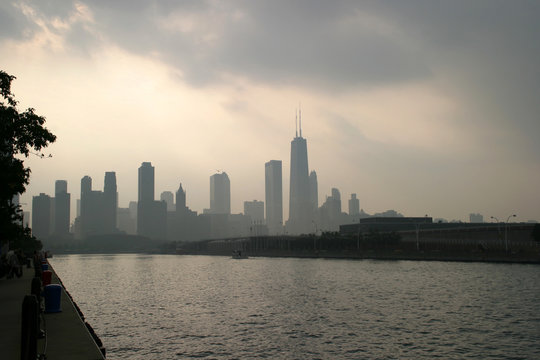 Chicago - Cloudy Skyline