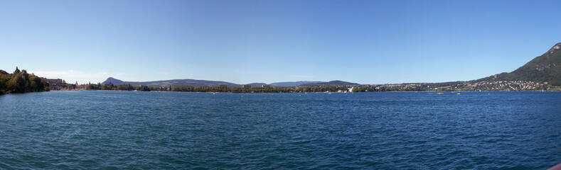 Fototapeta premium panorama lac alpin