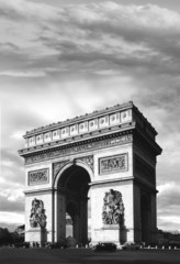 Fototapeta na wymiar Triomphe w b & w
