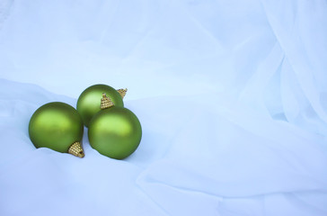 three contemporary ornaments