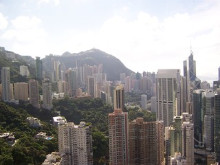 Fototapeta na wymiar vue de hong kong