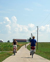 three cycling