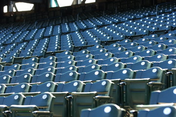 stadium seats in arena © Randy Harris