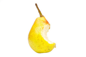 bitten pear
