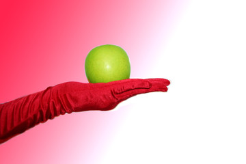 grüner apfel