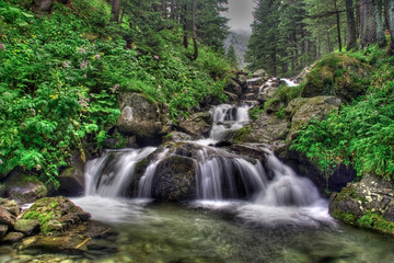 Fototapeta premium wodospad w parku narodowym rila
