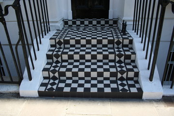 checkerboard steps