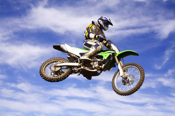 Obraz na płótnie Canvas moto cross jump