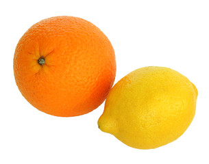 orange and lemon