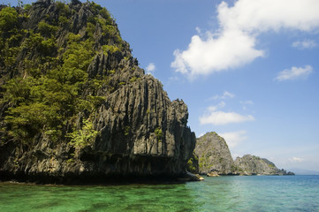 Obraz premium limestone cliff