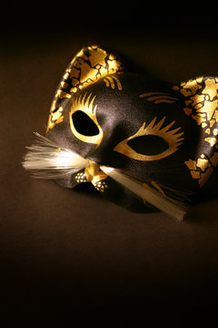 halloween cat mask