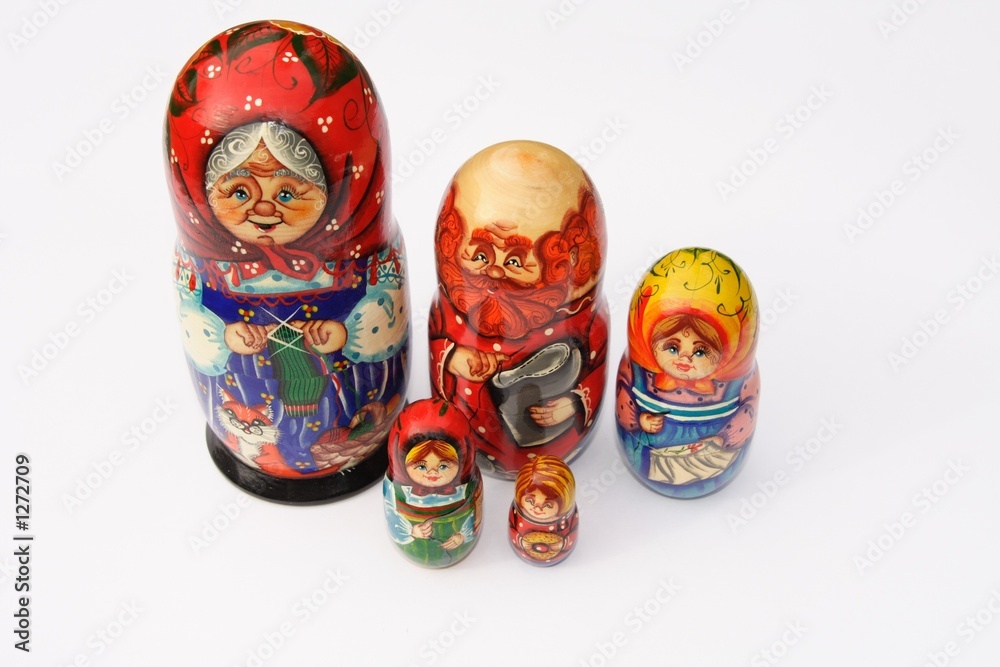 Wall mural russian doll