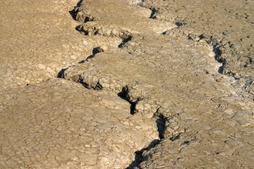 Fototapeta na wymiar earth cracks