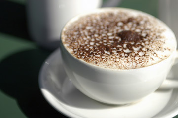 foam on coffee drink