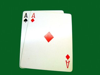 pair of aces green