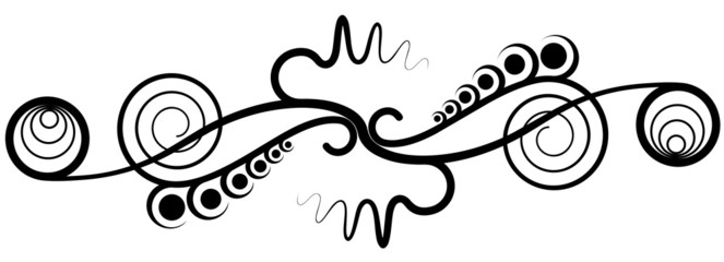 line art ornament