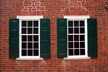 colonial windows - 1286518
