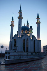 Fototapeta na wymiar mosque of kazan, russia