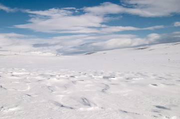 snow dunes