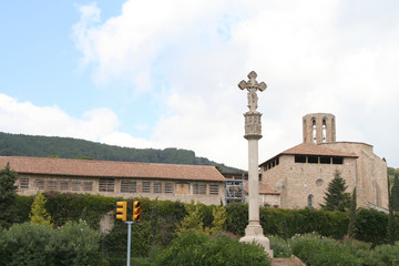 Obraz premium pedralbes abbey in barcelona.