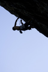 escalade contre jour - devers