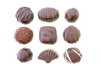 dark chocolate assortment