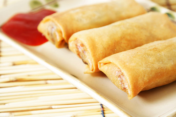 egg rolls