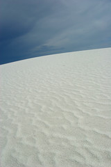 beautiful white sand dunes